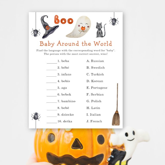 Schattige Ghost - Baby Rond de wereld spel (Creator heeft geüpload)