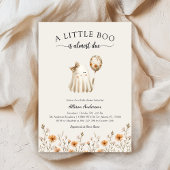 Schattige Ghost Baby shower Halloween Uitnodiging