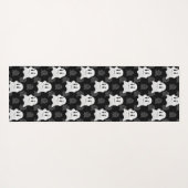 Schattige Ghost Blob-ontwerp Yogamat (Achterkant (horizontaal))