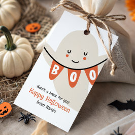 SCHATTIGE GHOST BOO HALLOWEEN KINDEREN BEHANDELING CADEAULABEL