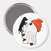 Schattige Ghost Dachshund Lover Magneet (Voorkant / Achterkant)