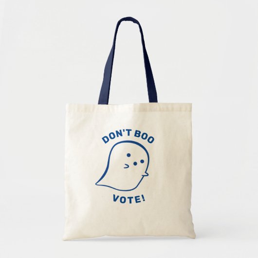 Schattige Ghost Don't Boo, stem! Canvas tas (Voorkant)