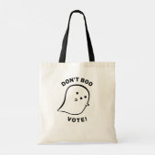 Schattige Ghost Don't Boo, stem! Canvas tas (Achterkant)