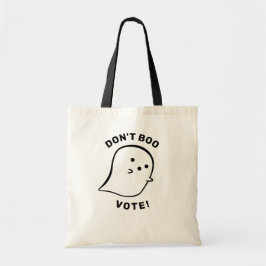 Schattige Ghost Don't Boo, stem! Canvas tas