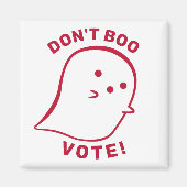 Schattige Ghost Don't Boo, stem! Magneet (Voorkant)