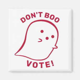 Schattige Ghost Don't Boo, stem! Magneet