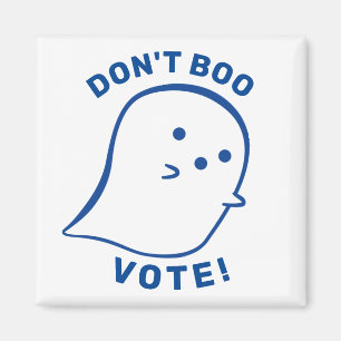 Schattige Ghost Don't Boo, stem! Magneet