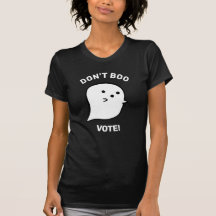 Schattige Ghost Don't Boo, Stem op T-shirt