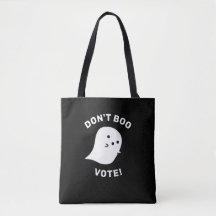 Schattige Ghost Don't Boo, stem! Schouder Canvas t