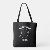 Schattige Ghost Don't Boo, stem! Schouder Canvas t Tote Bag (Achterkant)