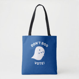 Schattige Ghost Don't Boo, stem! Schouder Canvas t Tote Bag