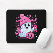 Schattige Ghost Drink Koffie Halloween Ghost Breas Muismat (Met muis)