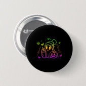 Schattige Ghost Drink Koffie Halloween Ghost Coffe Ronde Button 5,7 Cm (Voorkant /achterkant)