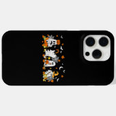 Schattige Ghost Drink Koffie Halloween Herfst Ghos Case-Mate iPhone Case (Achterkant (horizontaal))