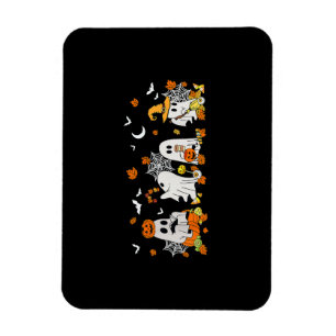 Schattige Ghost Drink Koffie Halloween Herfst Ghos Magneet