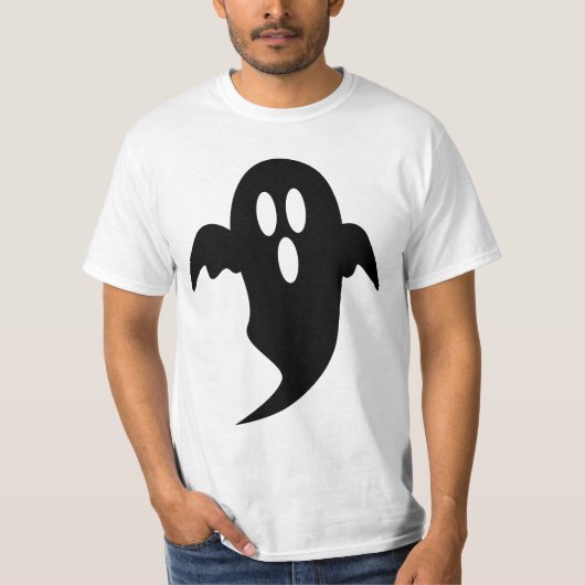 Schattige Ghost Emoji T-shirt – Spooky & Fun Ghost (Voorkant)