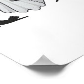 Schattige Ghost en Black Cats Classic T-shirt Poster (Hoek)