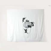 Schattige Ghost en Black Cats Classic T-shirt Wandkleed (Voorkant (horizontaal))