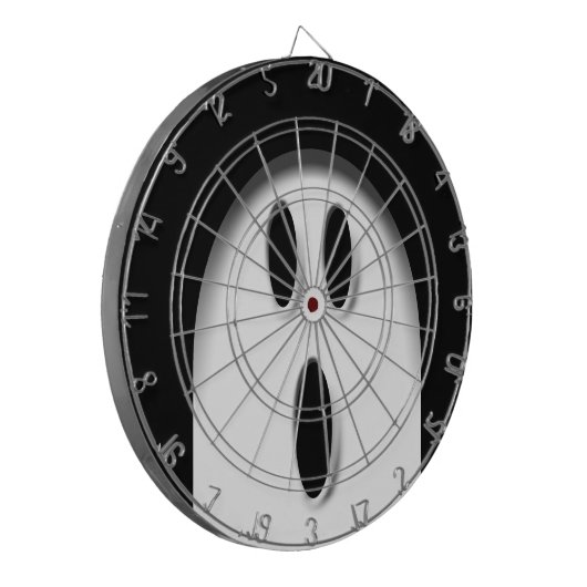 Schattige Ghost Face Boo Halloween Party Games Dartbord (Voorkant Links)