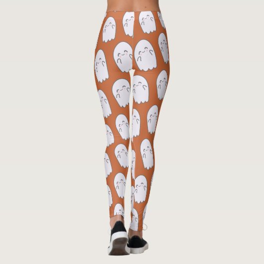 Schattige Ghost Halloween kostuum Legging (Achterkant)