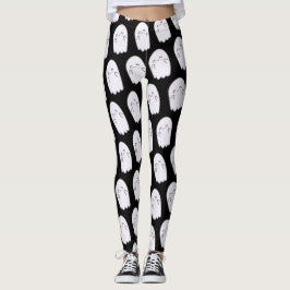 Schattige Ghost Halloween kostuum Legging
