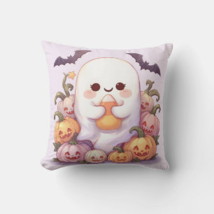 Schattige Ghost Halloween Pillow - Spooky Decor Kussen