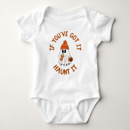 Schattige Ghost Halloween Tas met Pumpkin Spice Vi Romper