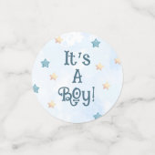 Schattige Ghost Halloween Themd Boys Baby shower Confetti (Kleine voorkant)