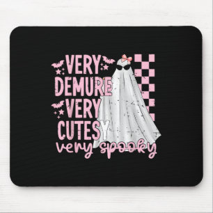 Schattige Ghost Halloween Zeer Demure Zeer schatti Muismat