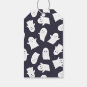 Schattige Ghost Happy Halloween-traktatie Cadeaulabel (Achterkant)