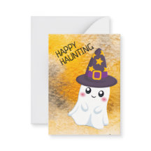 Schattige Ghost Happy Haunting Halloween Classroom