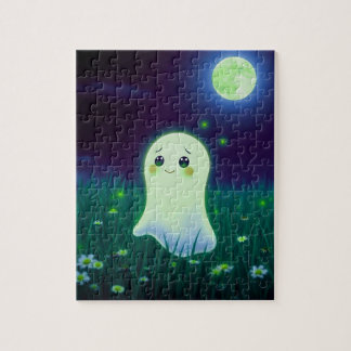 Schattige Ghost In Field beroemd gemaakt door Moon Legpuzzel