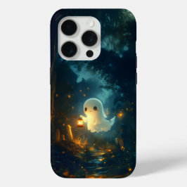 Schattige Ghost Lantern Halloween iPhone Case