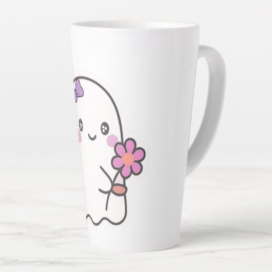 Schattige Ghost Mok - Schattige Halloween Coffee C (Rechterhoek)