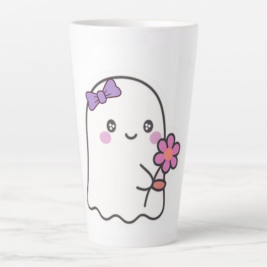 Schattige Ghost Mok - Schattige Halloween Coffee C (Voorkant)