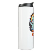 Schattige Ghost Nurse - Boo Boo Crew Halloween Fun Thermosbeker (Gedraaid links)