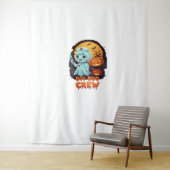 Schattige Ghost Nurse - Boo Boo Crew Halloween Fun Wandkleed (In situ)