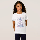 Schattige Ghost Party Halloween T-shirt (Voorkant volledig)