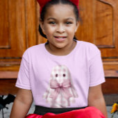 Schattige Ghost Pink Gingham T-shirt