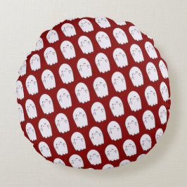 Schattige Ghost-Sierkussen Rond Kussen