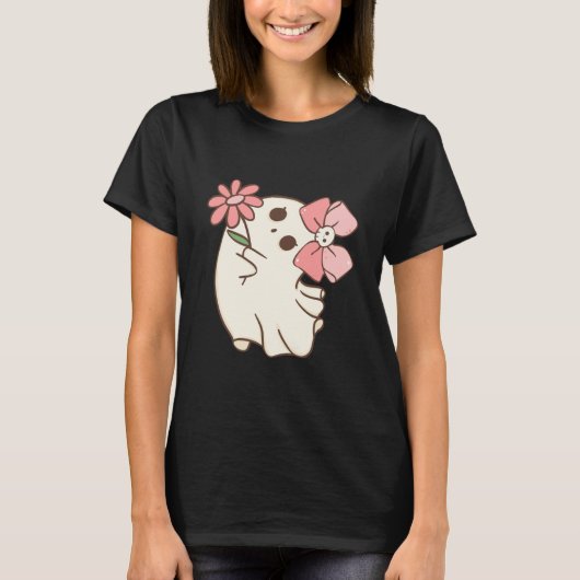 Schattige Ghost T-Shirt" T-shirt (Voorkant)