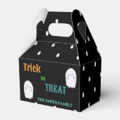 Schattige Ghost Trick or treat Halloween Bedankdoosjes (Voorkant Zijde)
