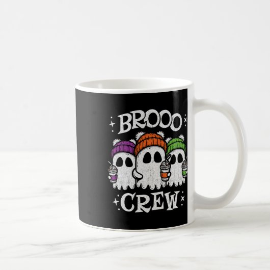 Schattige Ghosts Ice Coffee - Halloween Ghost Coff Koffiemok (Rechts)
