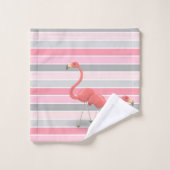 Schattige gierspoelziekte, stripes bad handdoek (Wasdoekje)