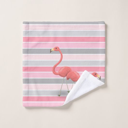 Schattige gierspoelziekte, stripes bad handdoek (Wasdoekje)