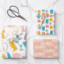 Schattige Gift Crown Hip Hip Hooray