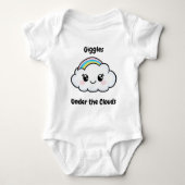 Schattige 'Giggles Under the Clouds' Bodysuit (Voorkant)