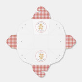 Schattige  Ginger broodkoekje man Bedankdoosjes (Uitgevouwen)