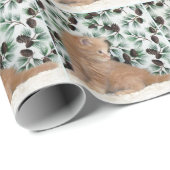 Schattige Ginger Kitten - Kattenkerst Cadeaupapier (Rol Hoek)