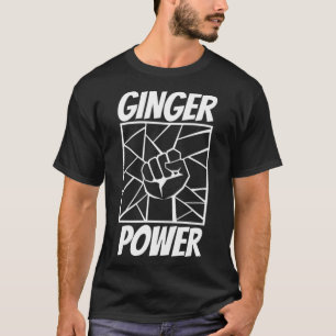 Schattige Ginger Power Rode Haar Redhead T-shirt